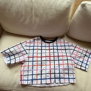 Multicolor Checkered Women's Blouse